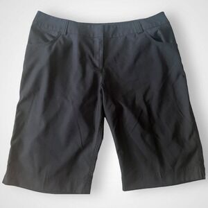ADIDAS Women's Black Climalite Bermuda Shorts Size 12 | EUC